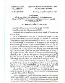 QD về việc: Giao chỉ tiêu PTKTXH; Dự toán thu chi ngân sách 2026