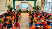 Hội thi bé khéo tay trường mầm non Mỹ Hưng