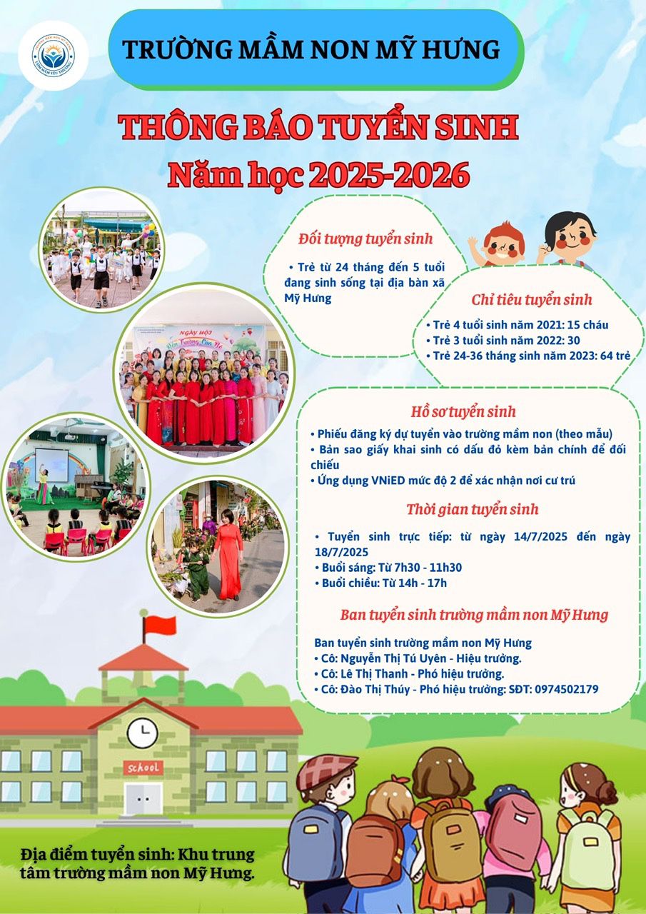 Tuyển sinh năm học 2025-2026